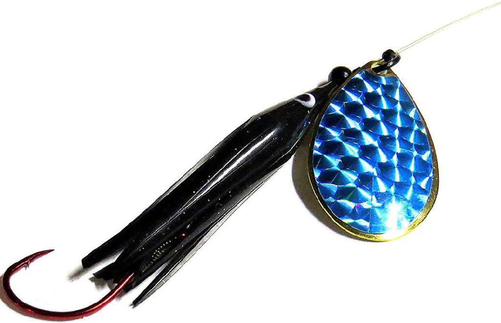 WICKED KING KILLERS BLACK/BLUE #6 BLADE-6ft LEADER W/2/0 RED GAMA HOOK